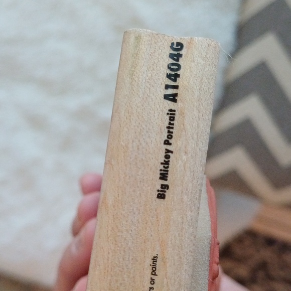 Mickey Mouse Big Mickey Portrait Stamp Rubber Stampede A1404G New - Picture 8 of 9